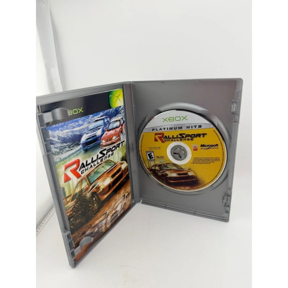 RalliSport Challenge Microsoft Xbox Platinum Hits Original Case Manual 2002
